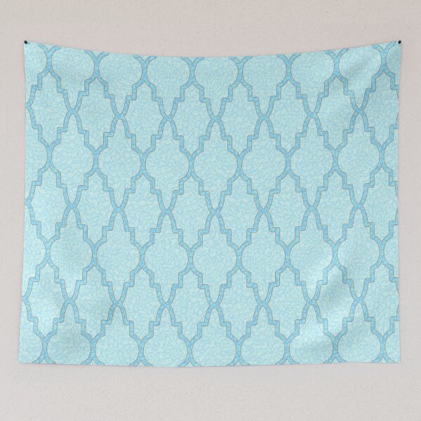 Item preview, Sky blue floral pattern designed and sold by GaHummingbird.