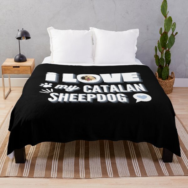 Item preview, I Love My Catalan Sheepdog Text-Based Design designed and sold by yumiso.