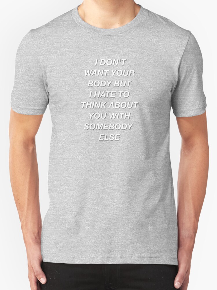 The 1975 Somebody Else by Embandered on Etsy | Band Tees ...