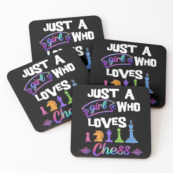 Item preview, Just a Girl Who Loves Chess Lovers gifts designed and sold by Nzgiftsandmore.