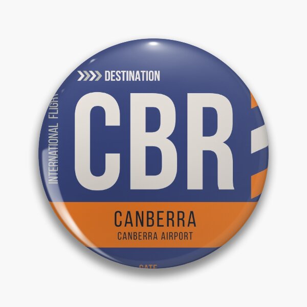 Artikelvorschau, Canberra Airport Stylish Luggage Tag (CBR) entworfen und verkauft von SLAG-Creative.