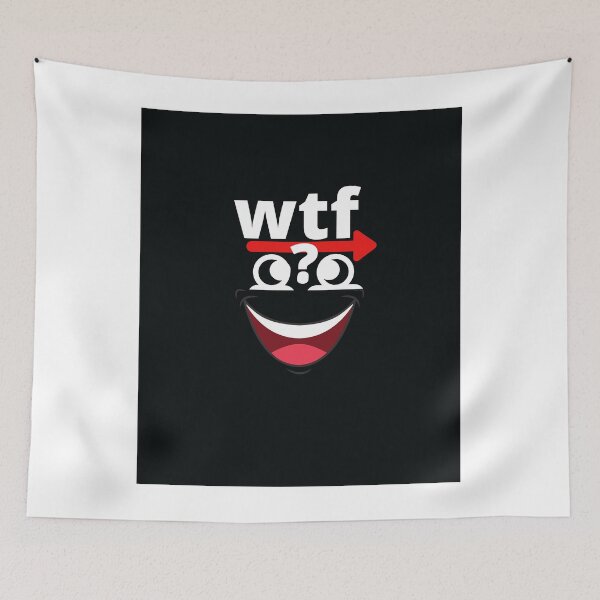 Item preview, WTF LAUGHING FACE  designed and sold by Flirt-Teez.