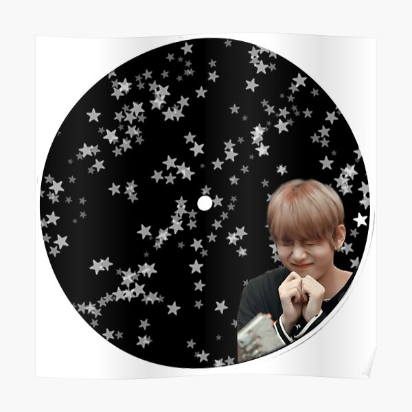 "Kim Taehyung BTS, Light up the darkness" Poster by SolarisDesigns