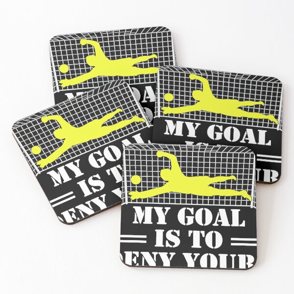 Item preview, My Goal Is To Deny Yours Cute Soccer Goalie Keeper Funny designed and sold by nubaca2311.