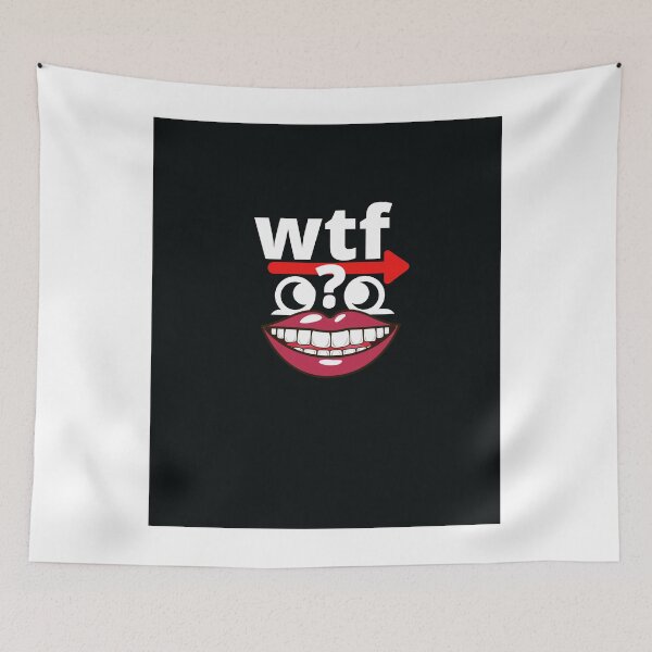 Item preview, WTF GRINNING PINK LIPS  designed and sold by Flirt-Teez.
