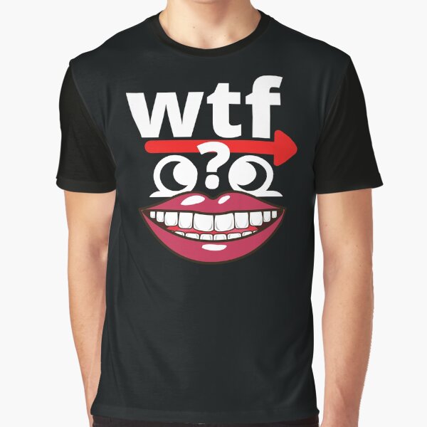 Artikel-Vorschau von WTF GRINNING PINK LIPS, designt und verkauft von Flirt-Teez.