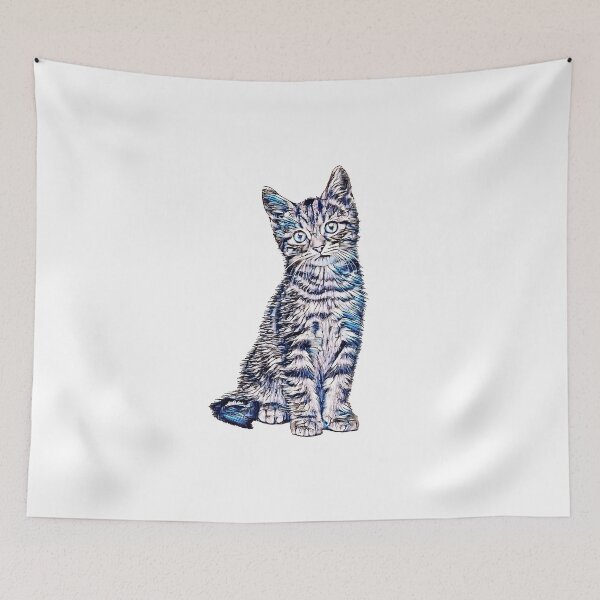 Item preview, Cat digital art designed and sold by NatArt777.