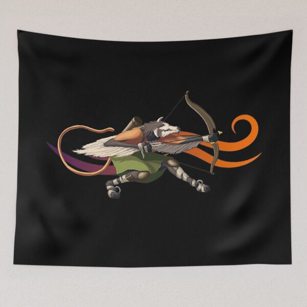 Item preview, Man Wolf Archer Hunter Cartoon Character designed and sold by Andrew Gaia.