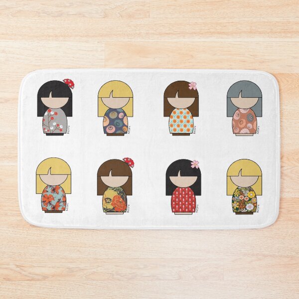 Item preview, Cute Japanese Kokeshi Doll Collection designed and sold by lmcvinco.