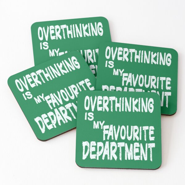 Item preview, overthinking is my favorite department designed and sold by Urbo Panda.
