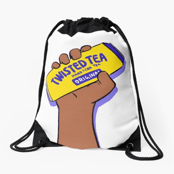 Twisted Tea Original Meme Drawstring Bag