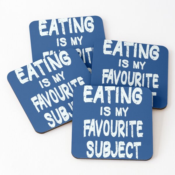 Item preview, eating is my favorite subject designed and sold by Urbo Panda.
