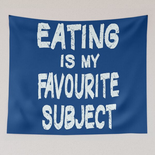 Item preview, eating is my favorite subject designed and sold by Urbo Panda.