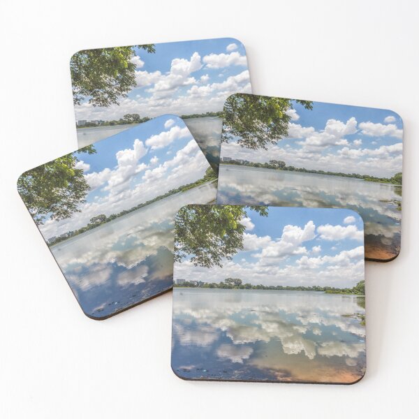 Item preview, Cloud reflections in Inya Lake, Yangon, Myanmar designed and sold by Kevin Hellon.