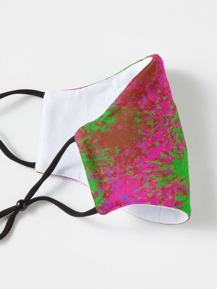 Alternate view of Fanny Pack Glitch Pink and Lime Mask
