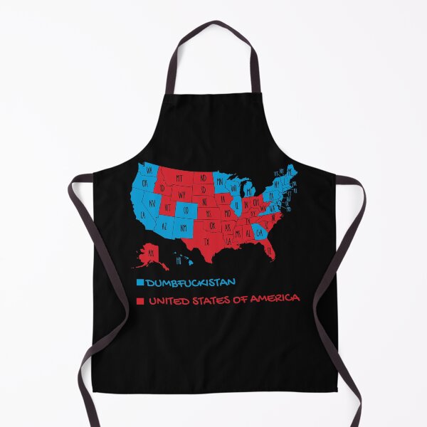 Item preview, Dumbfuckistan is Blue United States of America is red designed and sold by ShirtzTonight.