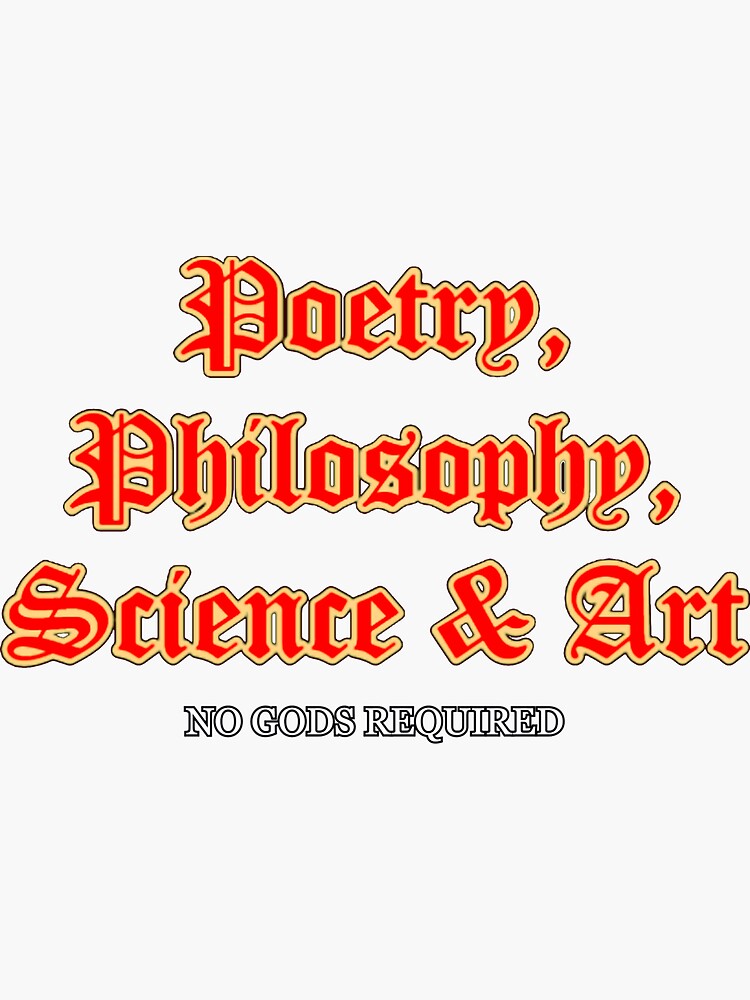 Thumbnail 3 of 3, Sticker, DRBP: Poetry, Philosophy, Science & Art designed and sold by MoriVond.