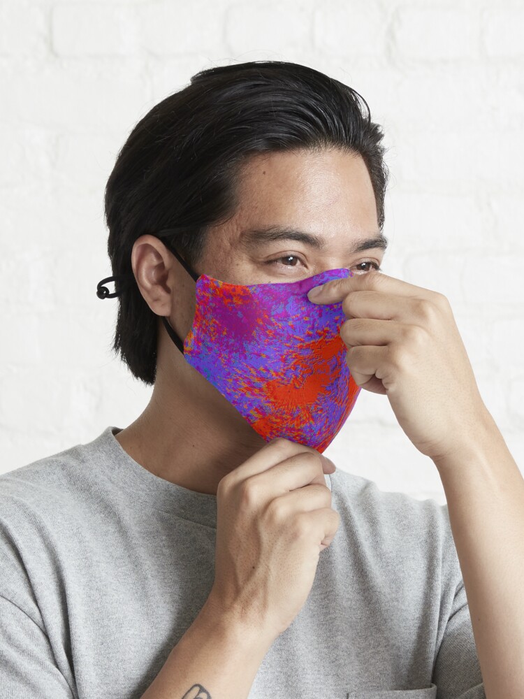 Alternate view of Fanny Pack Glitch Purple and Red Mask