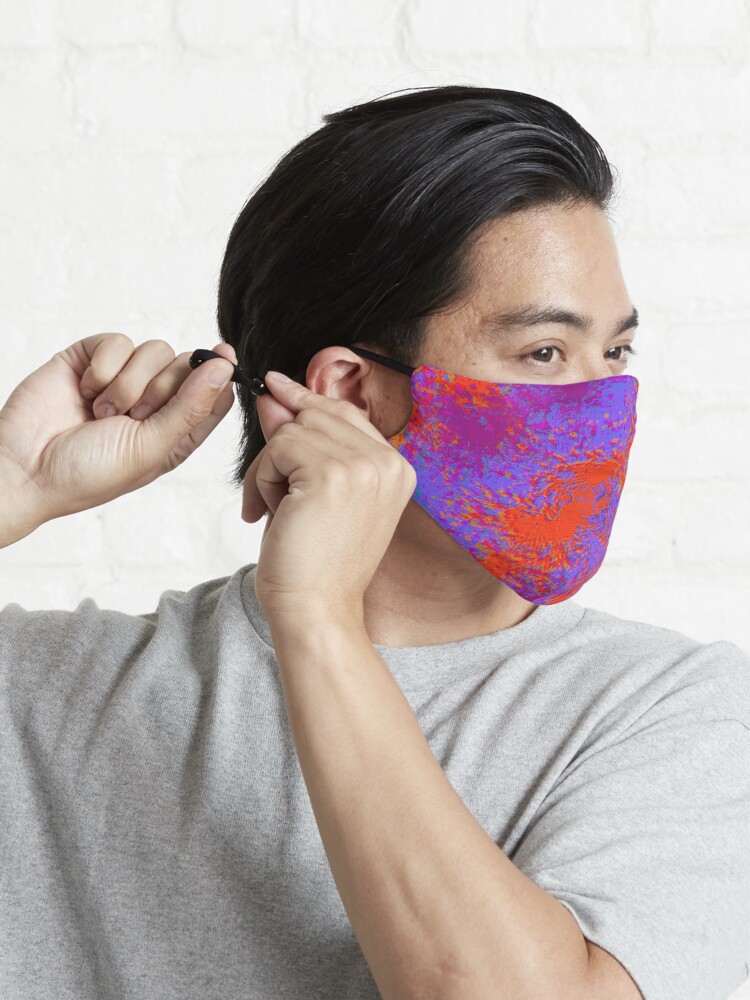 Alternate view of Fanny Pack Glitch Purple and Red Mask