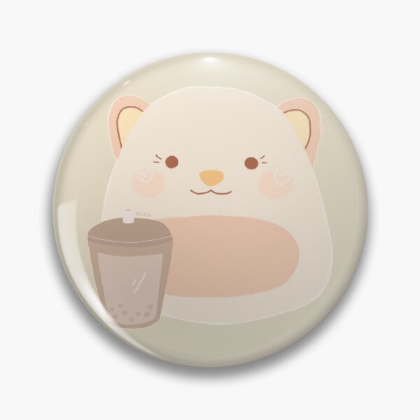 Item preview, Mochi Hamster with Boba designed and sold by aaalou.
