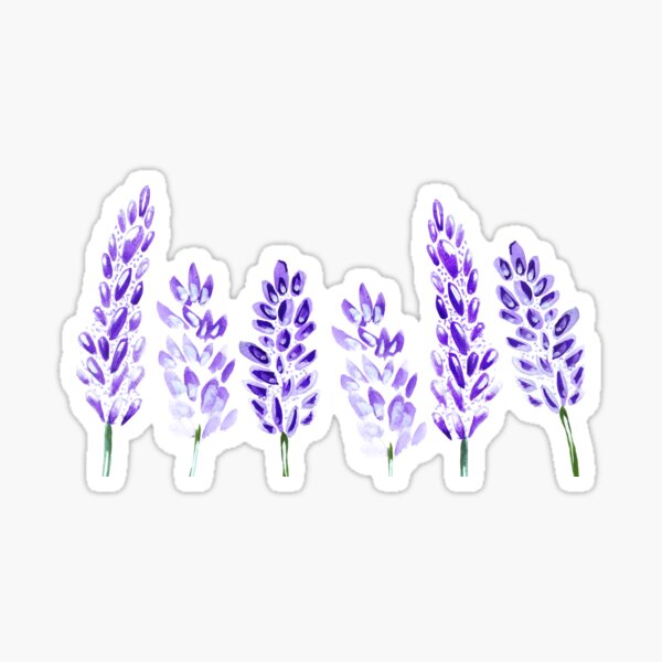Item preview, Watercolor Lavenders  designed and sold by Nyanko-Sempai.