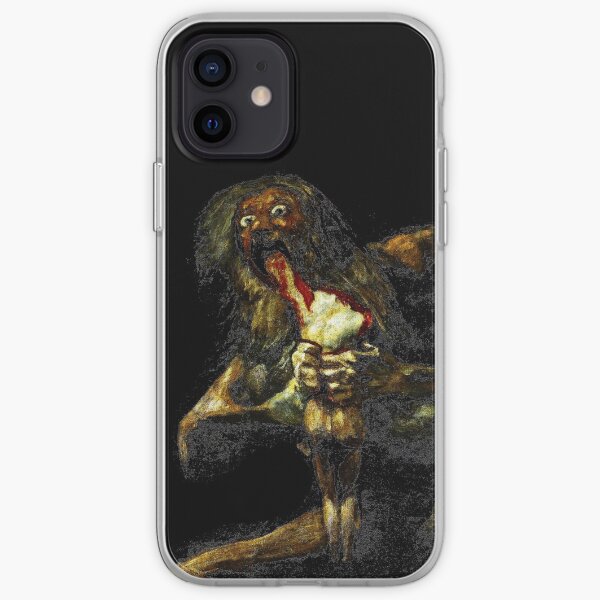 Saturn Devouring His Son - Francisco Goya iPhone Soft Case
