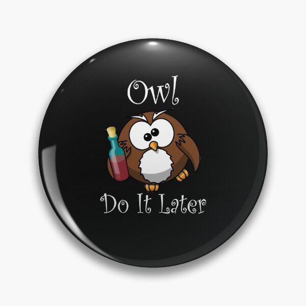 Item preview,  Owl Do It Later designed and sold by BritzShop.