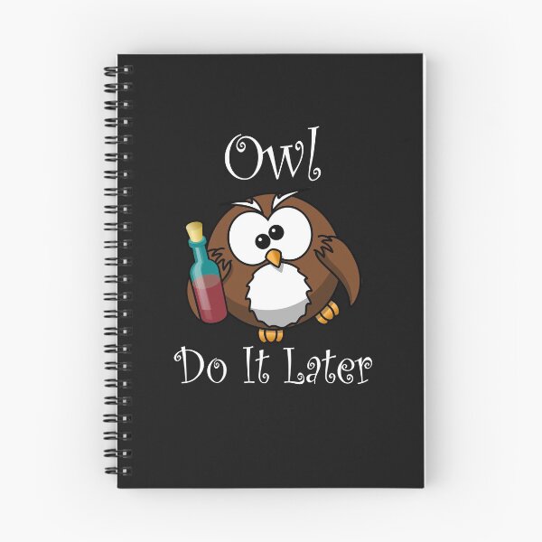 Item preview,  Owl Do It Later designed and sold by BritzShop.