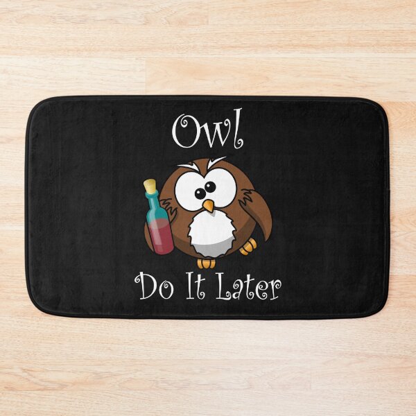 Item preview,  Owl Do It Later designed and sold by BritzShop.