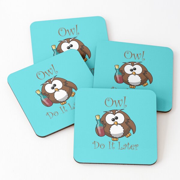 Item preview, Owl Do It Later designed and sold by BritzShop.