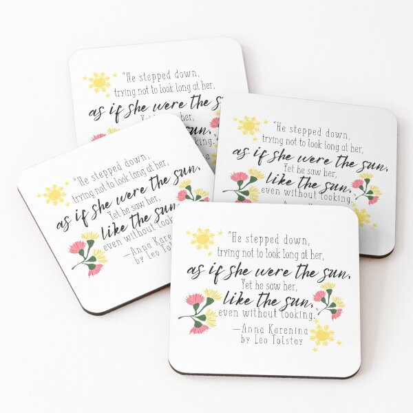 Item preview, Copy of Leo Tolstoy Anna Karenina Quote designed and sold by Dollfacedesign.