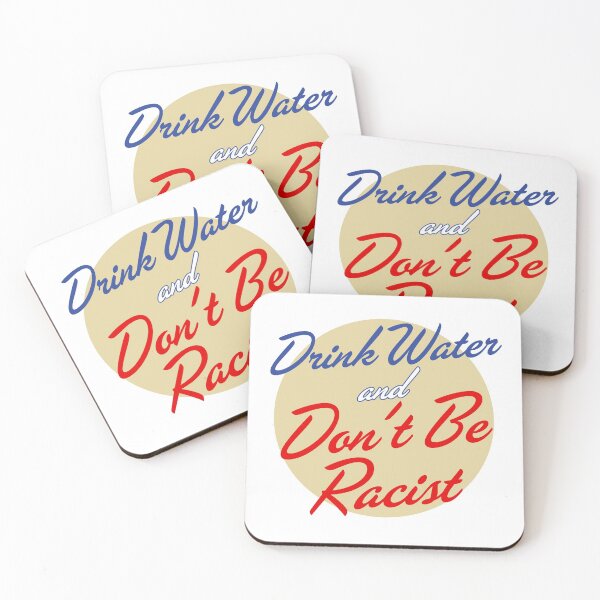Item preview, AOC Drink Water And Don’t Be A Racist designed and sold by Pierre Bernard Jr.