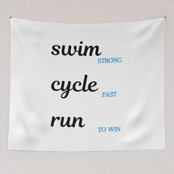 Item preview, Triathlete: swim strong, cycle fast, run to win designed and sold by daguilon.