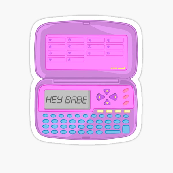 Item preview, Dear Diary 90s Tech Toy designed and sold by Shiny Plastic Rainbow.