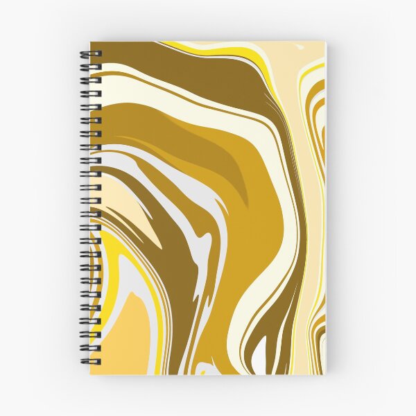 Item preview, Yellow And Gold Marble Pattern- Liquid art designed and sold by shivani21061993.