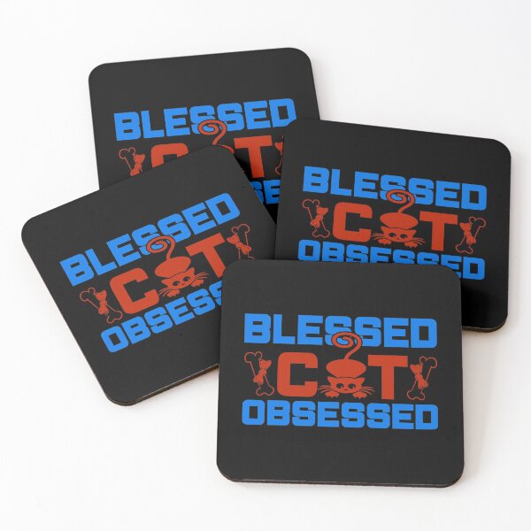 Item preview, Blessed Cat Obsessed  Funny Cats Lover humor Cute designed and sold by Gordon Nelson.