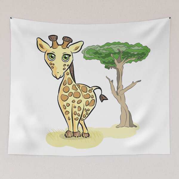 Item preview, Cute Giraffe designed and sold by tryinart.