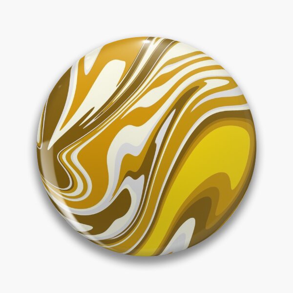 Item preview, Yellow And Gold Marble Pattern- Liquid art designed and sold by shivani21061993.