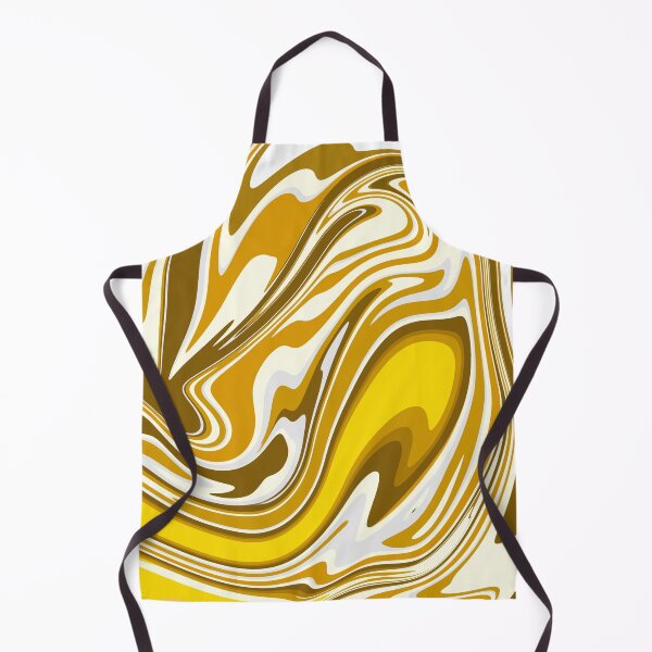 Item preview, Yellow And Gold Marble Pattern- Liquid art designed and sold by shivani21061993.