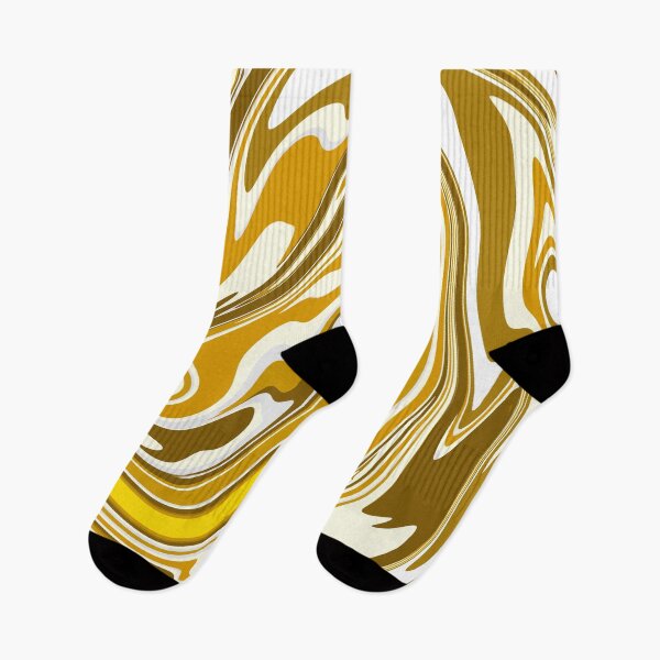 Item preview, Yellow And Gold Marble Pattern- Liquid art designed and sold by shivani21061993.