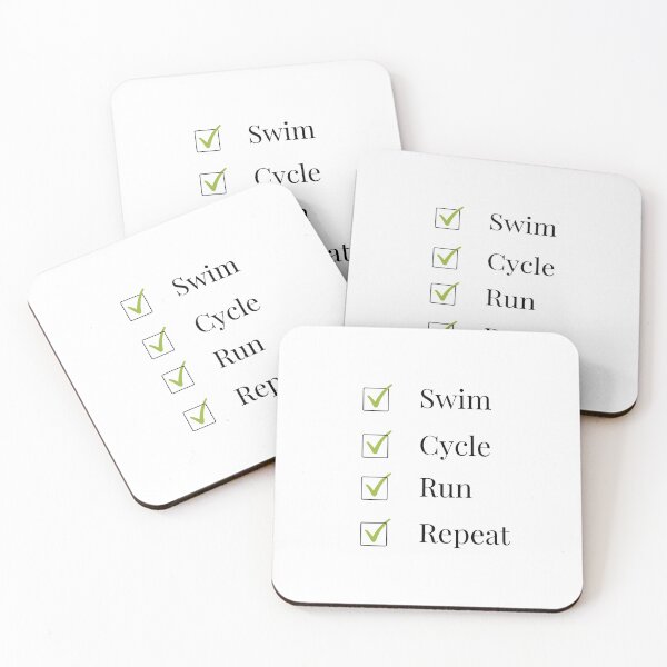 Item preview, Triathlete: swim, cycle, run and repeat designed and sold by daguilon.