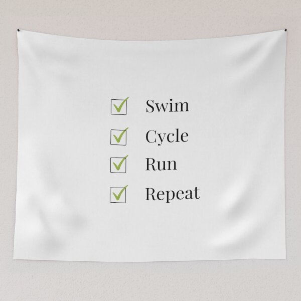 Item preview, Triathlete: swim, cycle, run and repeat designed and sold by daguilon.