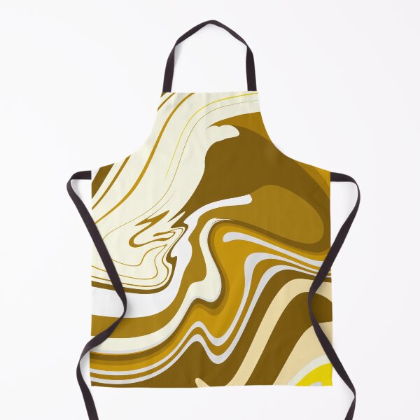 Item preview,  Yellow And Gold Marble Pattern- Liquid art designed and sold by shivani21061993.