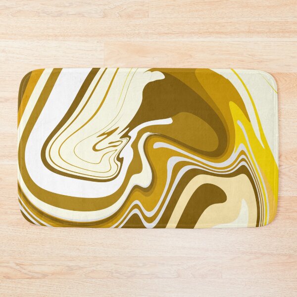 Item preview,  Yellow And Gold Marble Pattern- Liquid art designed and sold by shivani21061993.