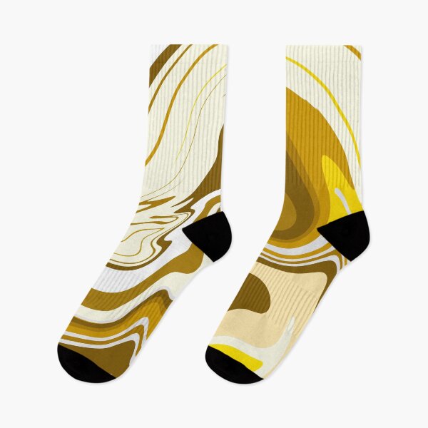 Item preview,  Yellow And Gold Marble Pattern- Liquid art designed and sold by shivani21061993.