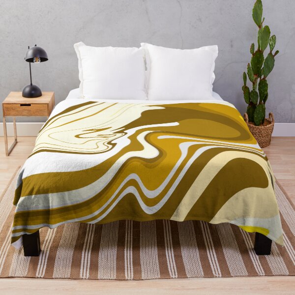 Item preview,  Yellow And Gold Marble Pattern- Liquid art designed and sold by shivani21061993.