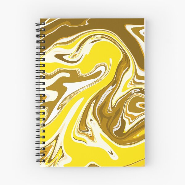Item preview,   Yellow And Gold Marble Pattern- Liquid art designed and sold by shivani21061993.