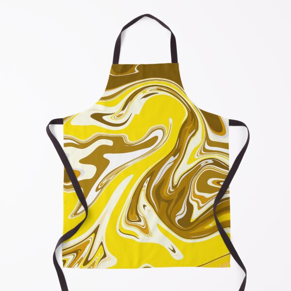 Item preview,   Yellow And Gold Marble Pattern- Liquid art designed and sold by shivani21061993.