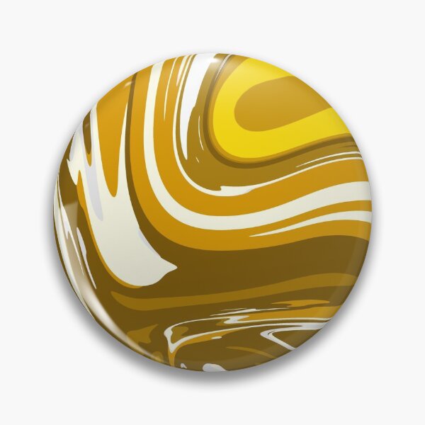 Item preview, Yellow And Gold Marble Pattern- Liquid art designed and sold by shivani21061993.