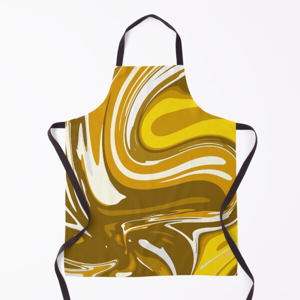 Item preview, Yellow And Gold Marble Pattern- Liquid art designed and sold by shivani21061993.